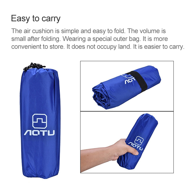 Aotu AT6241 Outdoor Camping Inflatable Cushion TPU Air Mattress, Size: 190x57x5.5cm