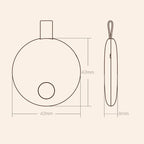 Original Xiaomi Youpin Ranres Intelligent Anti-lost Device Two-way Search Bluetooth Alarm Smart Positioning Finder, Distance: 15m