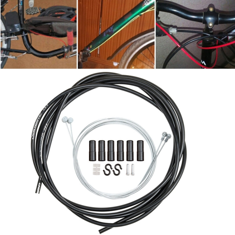 Universal Bicycle Brake Cable Tube Set — Grey