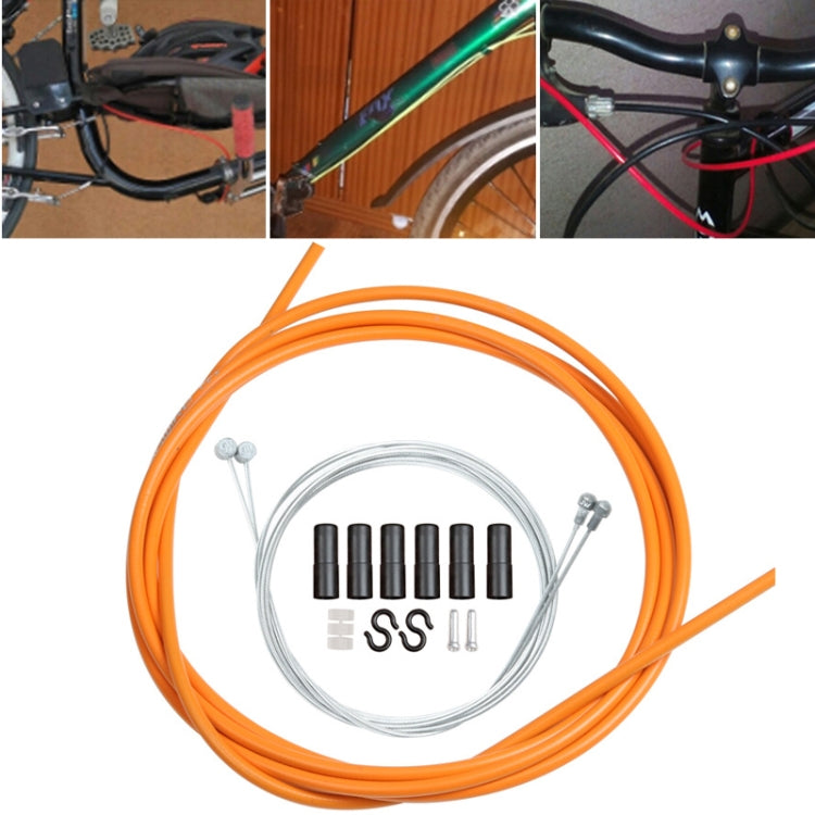 Universal Bicycle Brake Cable Tube Set — Blue