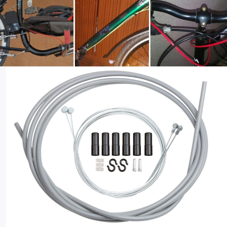 Universal Bicycle Brake Cable Tube Set — White