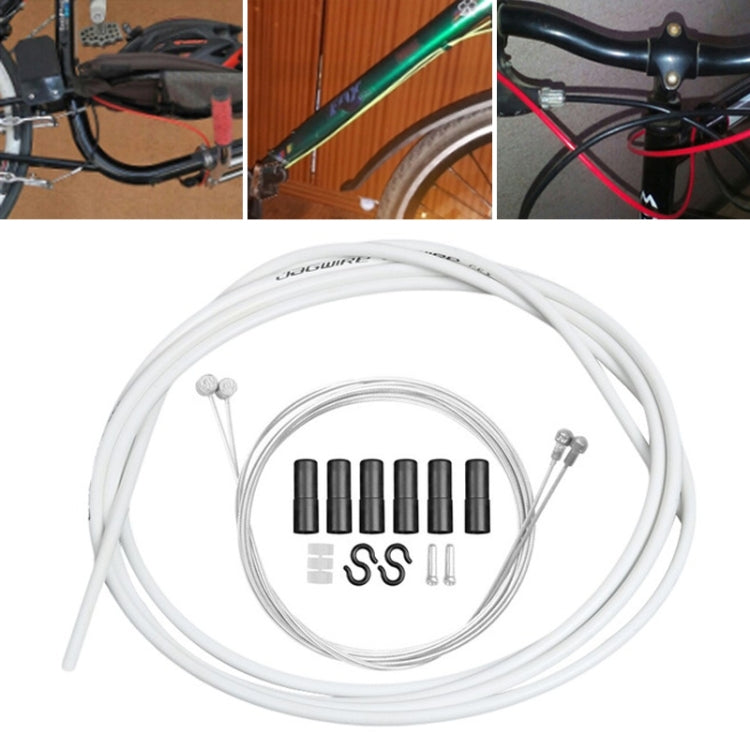 Universal Bicycle Brake Cable Tube Set — Orange