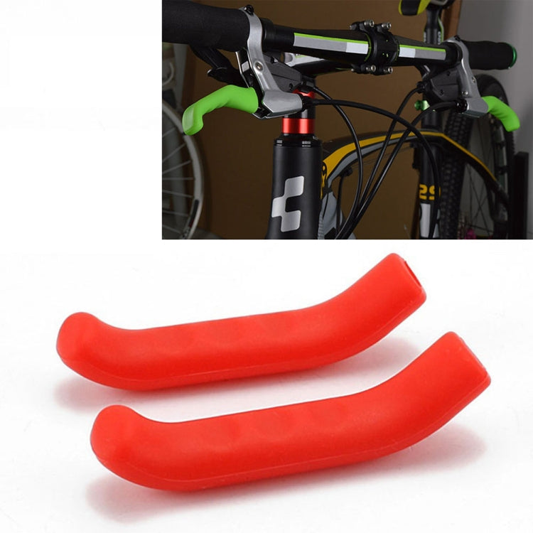 1Pair Universal Type Bicycle Brake Silicone Protection Covers, Brake Covers Yellow, Brake Covers Red, Brake Covers Blue, Brake Covers Green — Brake Covers Green