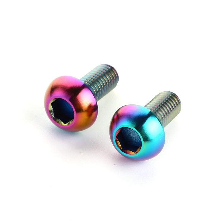 2 PCS Bicycle Accessories Titanium Bottle Cage Screw M5 12mm