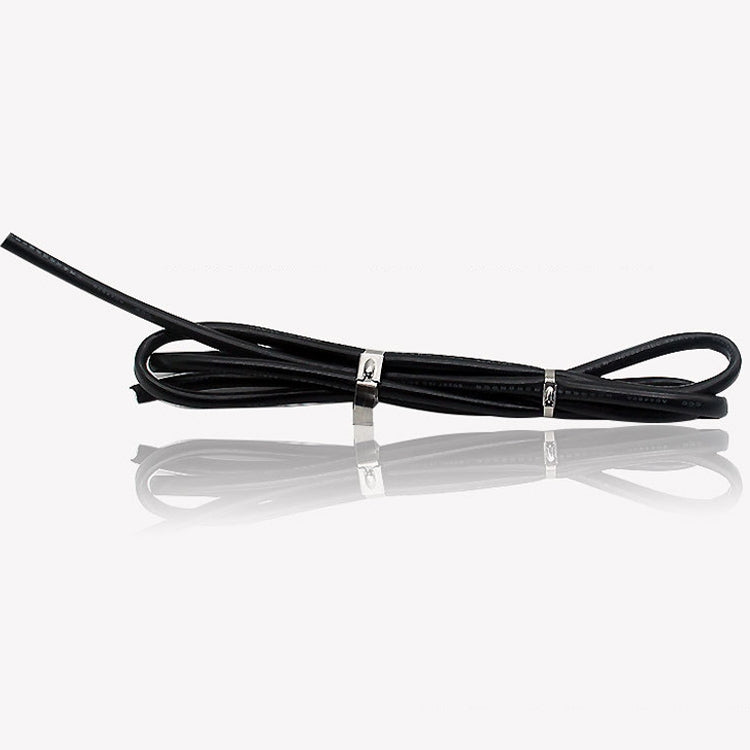 100 PCS 4.6x550mm Stainless Steel Metal Cable Ties Tie Zip Wrap Exhaust Heat Straps Induction Pipe