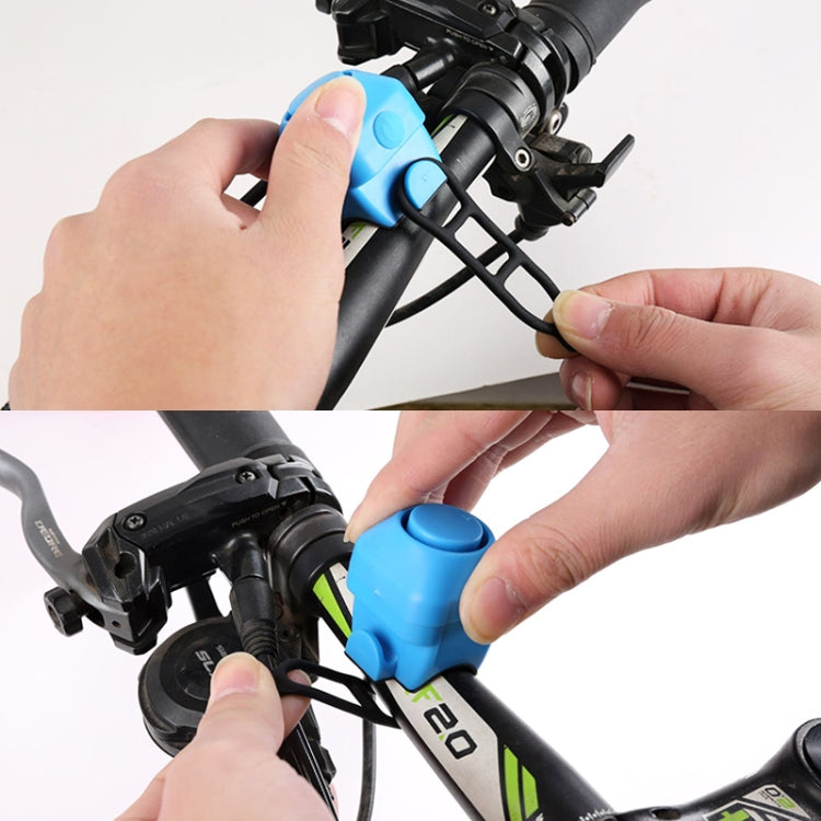 Bicycle Electric Horn ，with Bell — Blue