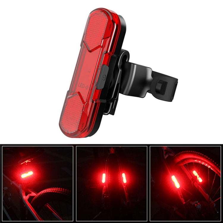 Bicycle USB Rechargeable Taillight LED Tail Lamp — view 14