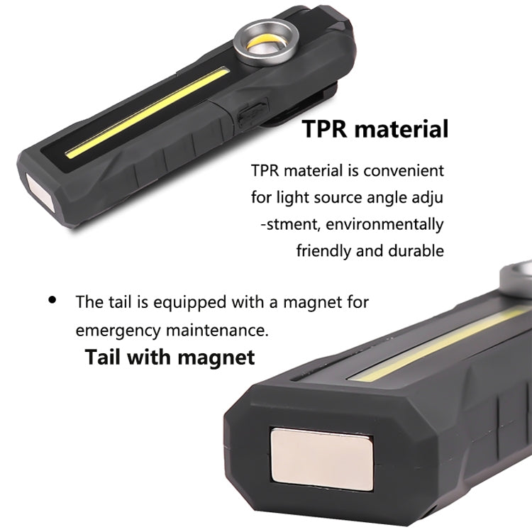 1902B Flashlight Rechargeable Lantern 4 Lighting Mode