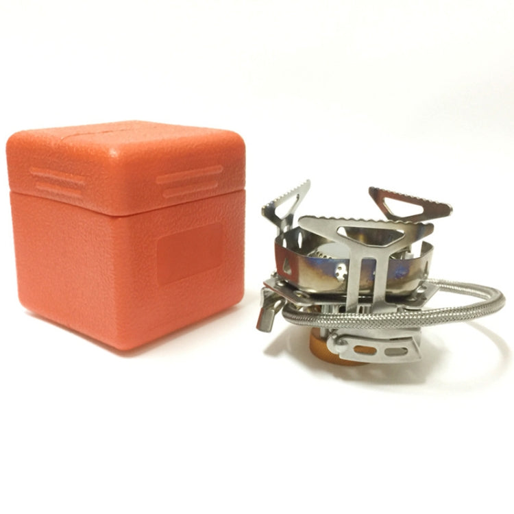 S187 Outdoor Portable Mini Stainless Steel Camping Stove Windproof Gas Stove, S187