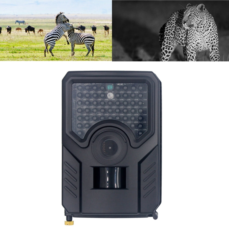 PR-200B 120 Degrees Wide Angle Lens IP56 Waterproof 12MP 1080P HD Infrared Hunting Trail Camera, Support TF Card, PIR Distance: 10-15m