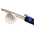 Telescopic Stainless Steel Rubber Sleeve Teaching Stick Guide Signal Flag, Random Color Delivery, 1.4M 7 Knots