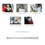 Telescopic Stainless Steel Rubber Sleeve Teaching Stick Guide Signal Flag, Random Color Delivery, 2.5M 10 Knots