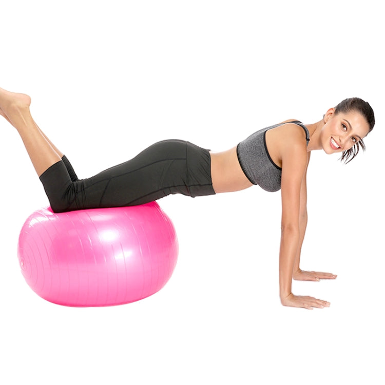 Thickening Explosion-proof Big Yoga Ball Sport Fitness Ball Environmental Pregnant Yoga Ball, Diameter: 55cm