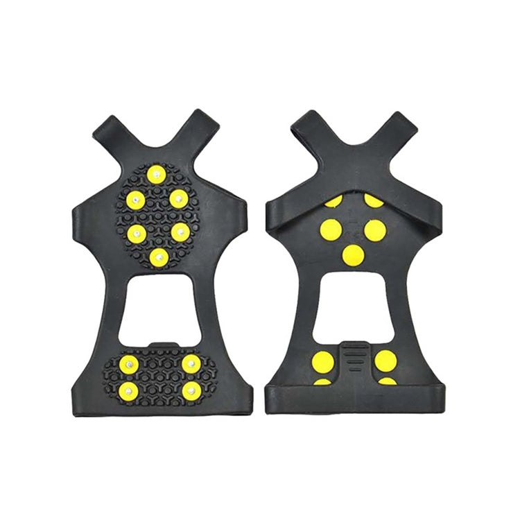 10 Teeth Ice Claw Outdoor Non-slip Shoes Covers for Ice Snow Ground, Size : M
