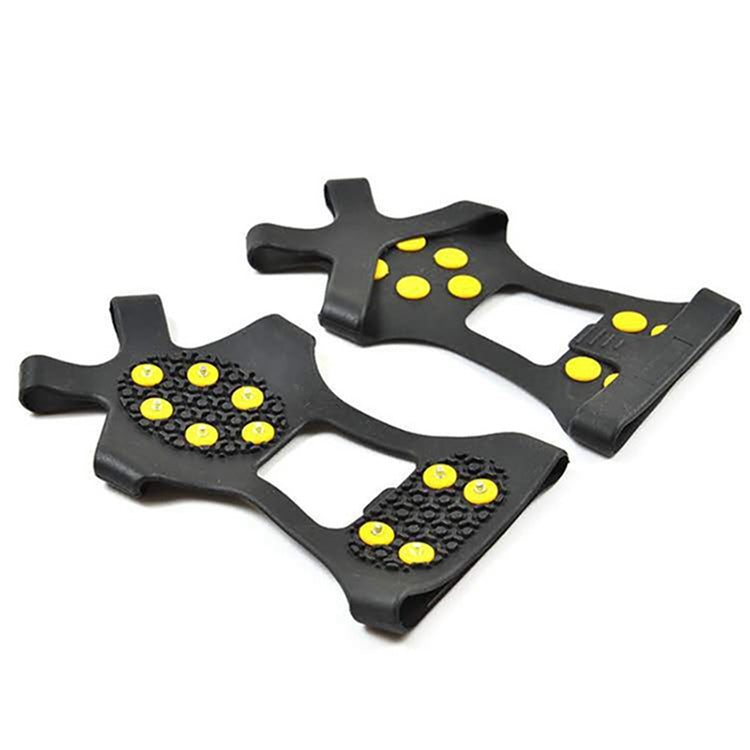 10 Teeth Ice Claw Outdoor Non-slip Shoes Covers for Ice Snow Ground, Size : M