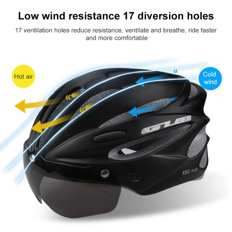 GUB K80 Plus Bike Helmet With Visor And Goggles