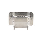 100 PCS 15.88mm 304 Stainless Steel Tie Lock Type Cable Wrapped Bundle Buckle