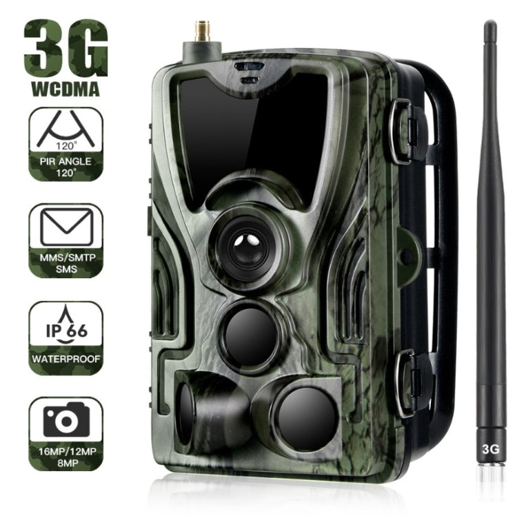 Waterproof IP66 IR Night Vision Security Hunting Trail Camera, 120 Degree PIR Angle, HC801G 3G WCDMA