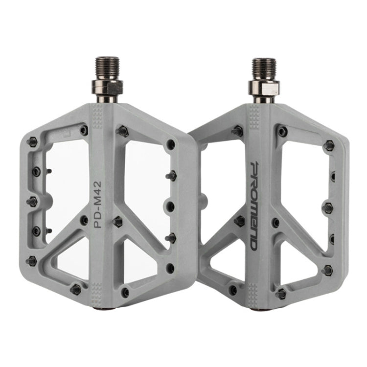 PROMEND PD-M42 1 Pair Mountain Bicycle Nylon High-speed Bearing Pedals — Black