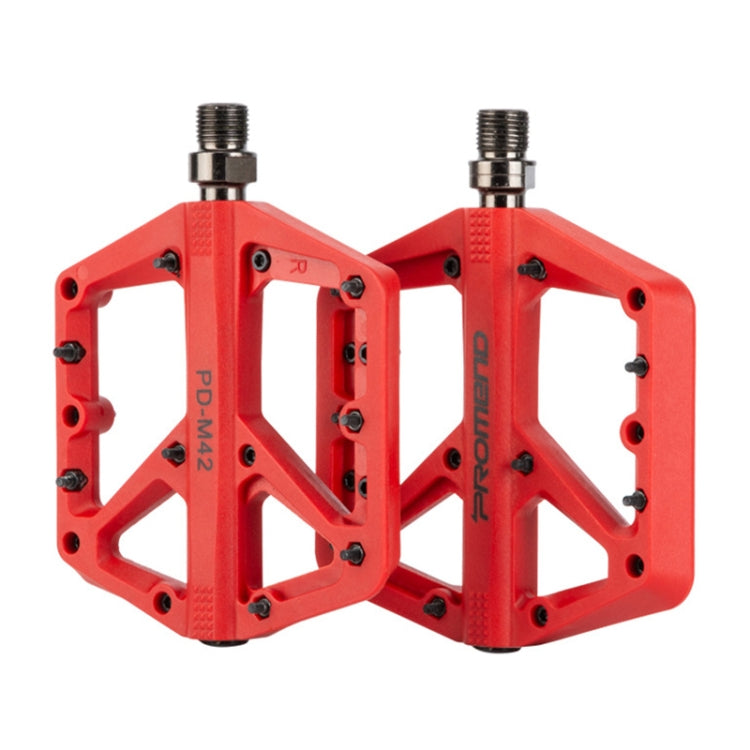 PROMEND PD-M42 1 Pair Mountain Bicycle Nylon High-speed Bearing Pedals