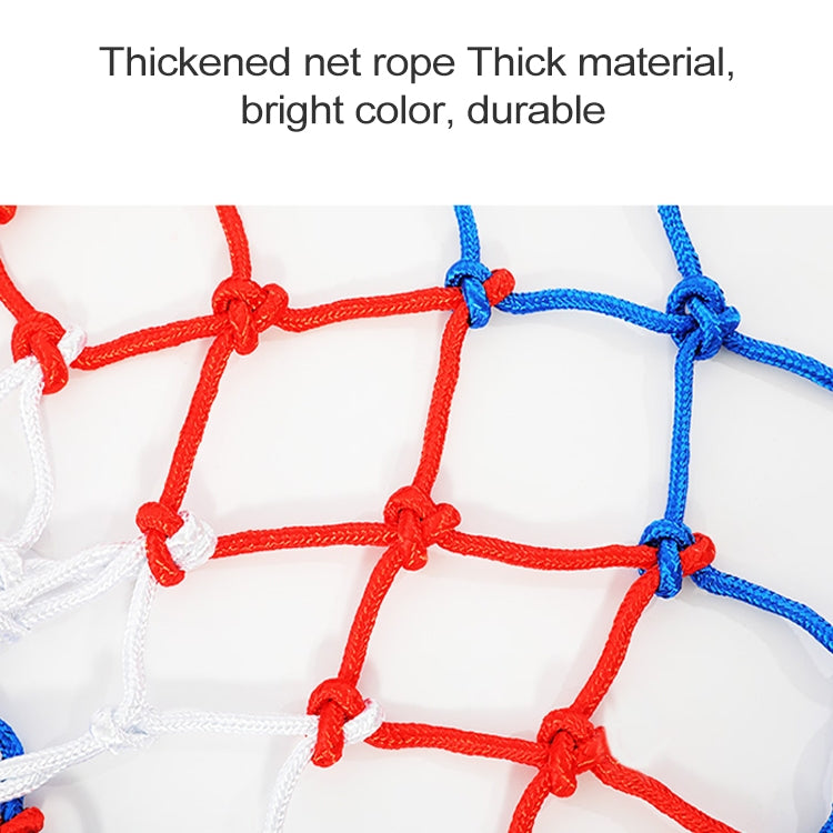 Polyester Rope Basketball Frame Net (White Red Blue), Regular Edition