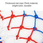 Polyester Rope Basketball Frame Net (White Red Blue), Regular Edition