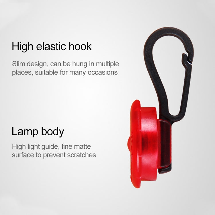 5 PCS Camping Night Running Arm Luminous Hanging Buckle Safety Light