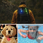 5 PCS Camping Night Running Arm Luminous Hanging Buckle Safety Light