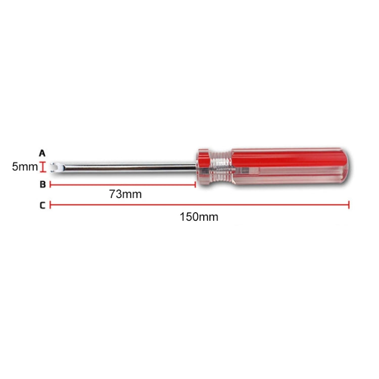 10 PCS 3.0 Triangle Magnetic Screwdriver Tool