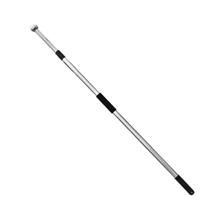 Multi-function Telescopic Stainless Steel Teaching Stick Guide Flagpole Signal Flag, 2M 2 Knots