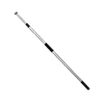 Multi-function Telescopic Stainless Steel Teaching Stick Guide Flagpole Signal Flag, 2M 2 Knots