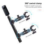 Motorcycle Dualheads Crab Clamp Handlebar Fixed Mount Holder