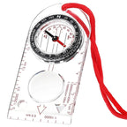 2pcs Nisa SD482 Outdoor Compass Map Scale with Magnifying Glass Multifunction — view 3