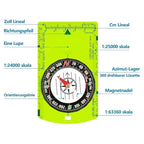 2pcs DC361 Outdoor Multifunctional Compass Map Scale — view 4