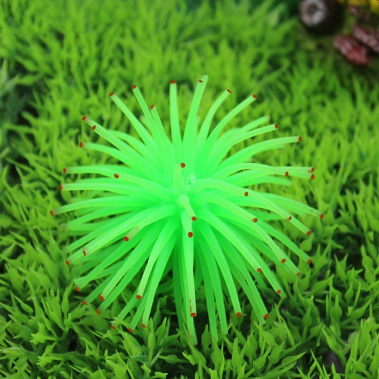 Aquarium Articles Decoration TPR Simulation Sea Urchin Ball Coral with Point, Diameter: 7cm