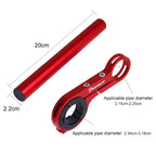 HLD-208 Mountainous Bicycle Carbon Fiber Handlebar Extension Frame Flashlight Bracket