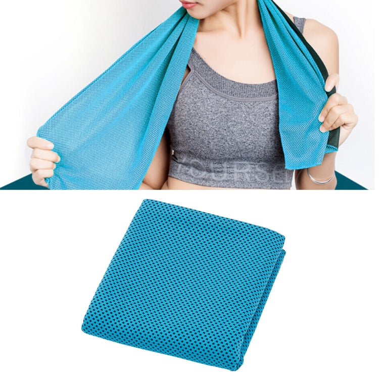 2 PCS Microfiber Fabric Gym Sports Towel Enduring Ice Towel, Size: 30*100cm, Ice Towel, Size: 30*100cm(Orange), Ice Towel, Size: 30*100cm(Green), Ice Towel, Size: 30*100cm(Grey), Ice Towel, Size: 30*100cm(Blue), Ice Towel, Size: 30*100cm(Magenta)      ... — Ice Towel, Size: 30*100cm(Dark Blue)