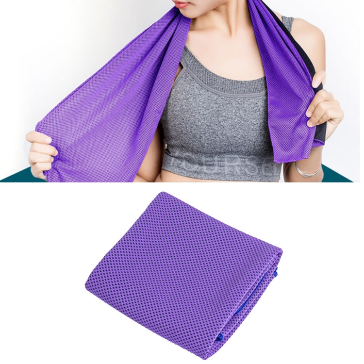 2 PCS Microfiber Fabric Gym Sports Towel Enduring Ice Towel, Size: 30*100cm, Ice Towel, Size: 30*100cm(Orange), Ice Towel, Size: 30*100cm(Green), Ice Towel, Size: 30*100cm(Grey), Ice Towel, Size: 30*100cm(Blue), Ice Towel, Size: 30*100cm(Magenta)      ... — Green
