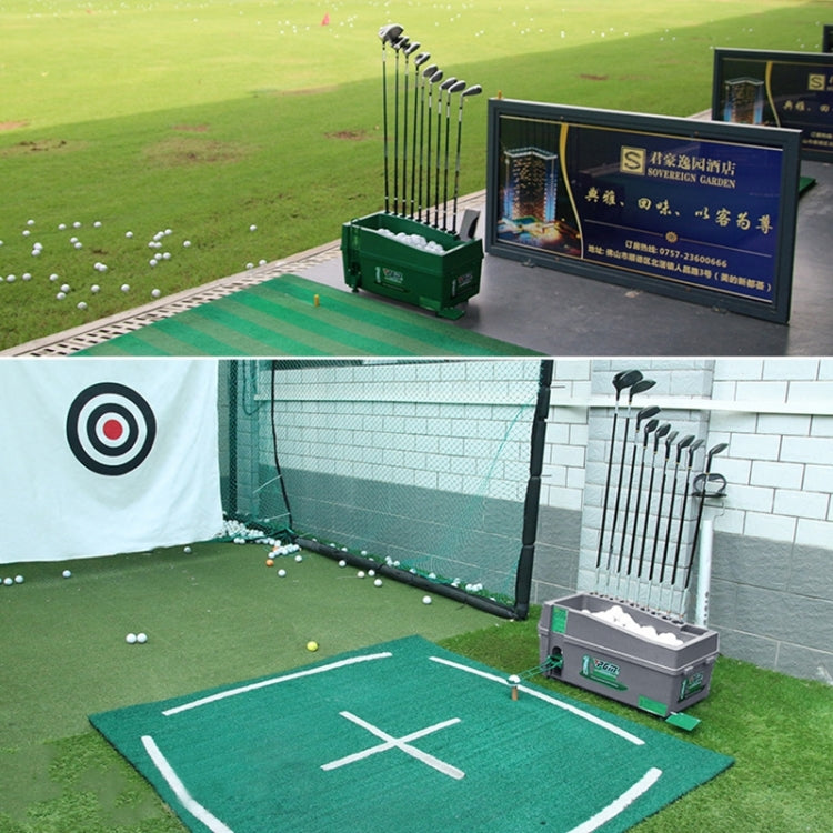 PGM Golf Ball Dispenser Automatic Tee Up Machine with Club Rack, Size: 62x32x32cm
