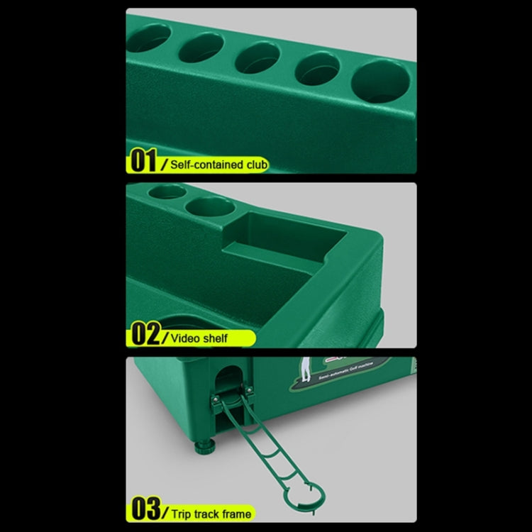 PGM Golf Ball Dispenser Automatic Tee Up Machine with Club Rack, Size: 62x32x32cm