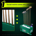 PGM Golf Ball Dispenser Automatic Tee Up Machine with Club Rack, Size: 62x32x32cm