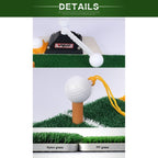 PGM Golf 66 Grass Putting Mat Push Rod Trainer, Size: 48x23cm, 66 Grass, 66 Grass