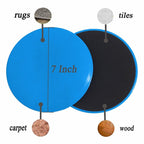 1 Pair 17.8cm Fitness Exercise Core Training Abdominal Workout Gliding Discs Sliding Disc