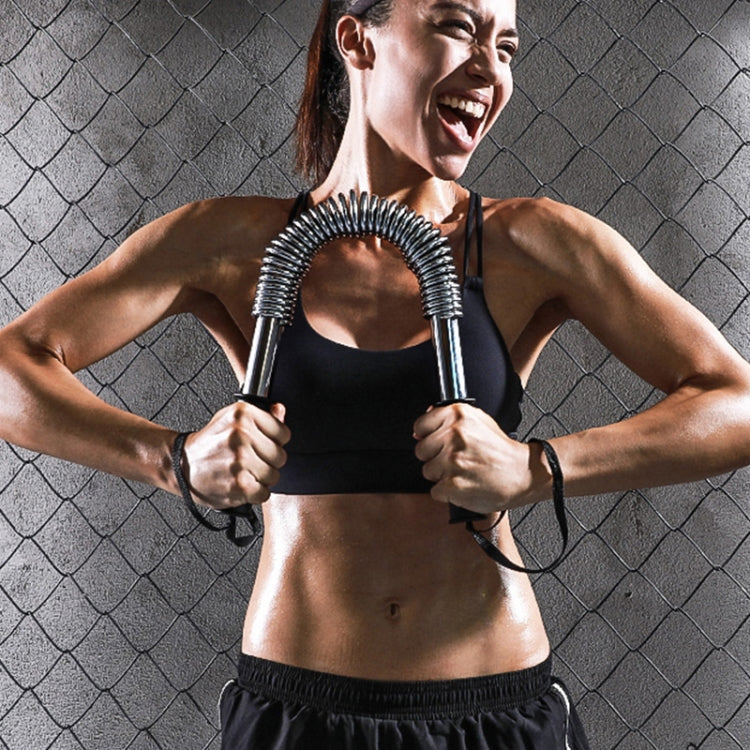 50kg Electroplating Spring Hand Grips Arm Strength Brawn Training Device