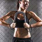 50kg Electroplating Spring Hand Grips Arm Strength Brawn Training Device