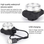 2 PCS BG-1901 Bicycle USB Charging Speaker Front Lamp Multi-Function Cycling Equipment
