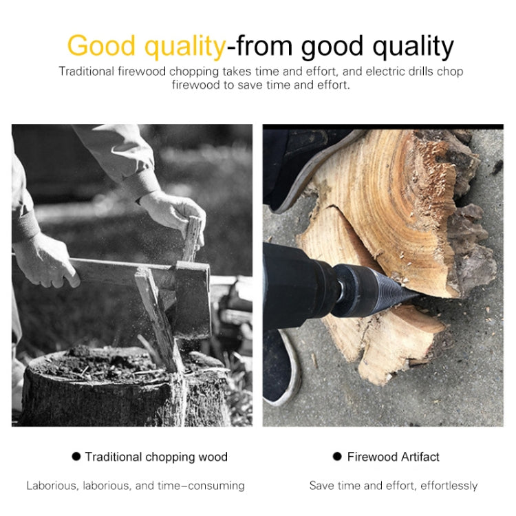 Household Domestic Woodcutter Drill Electric Wooden Split Cone Drill 42mm Square Shank