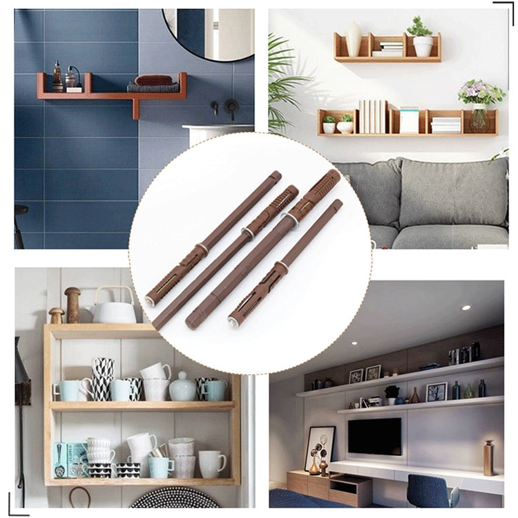 10 PCS Concealed Layer Board Pin Wall Bookshelf Invisible Bulkhead Nail, 10x100mm