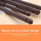 10 PCS Concealed Layer Board Pin Wall Bookshelf Invisible Bulkhead Nail, 10x145mm