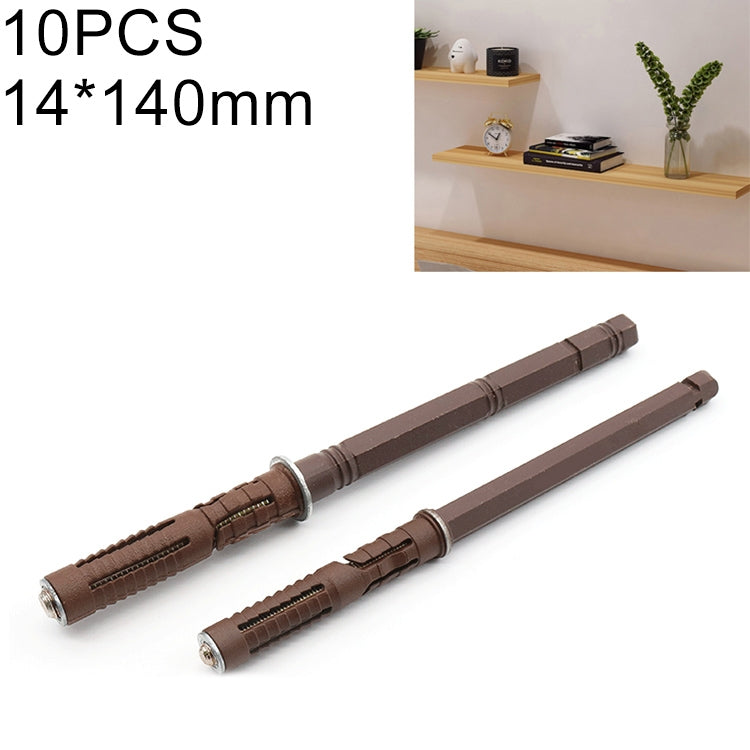 10 PCS Concealed Layer Board Pin Wall Bookshelf Invisible Bulkhead Nail, 14x140mm